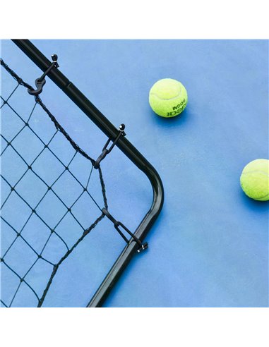 HOMCOM Rebounder Net Playback Soccer Football Game Spot Target Ball Rebounders Training Equipment Play Teaching A90-053