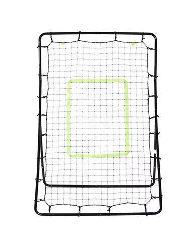 HOMCOM Rebounder Net Playback Soccer Football Game Spot Target Ball Rebounders Training Equipment Play Teaching A90-053