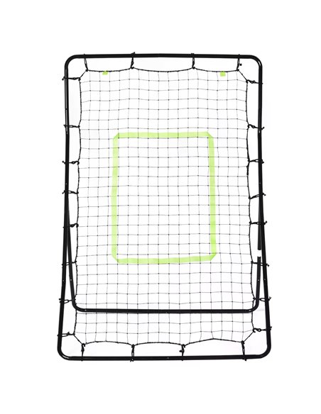 HOMCOM Rebounder Net Playback Soccer Football Game Spot Target Ball Rebounders Training Equipment Play Teaching A90-053 - pic 95302 | FastDaddyshop