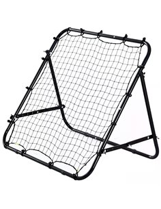 HOMCOM Adults Football Training Aid Multi-Sports Practice W/PE Mesh Metal Tube, 108W x 100D x 65Hcm-Black A62-011