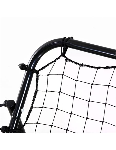 HOMCOM Adults Football Training Aid Multi-Sports Practice W/PE Mesh Metal Tube, 108W x 100D x 65Hcm-Black A62-011 - pic 95320 | FastDaddyshop
