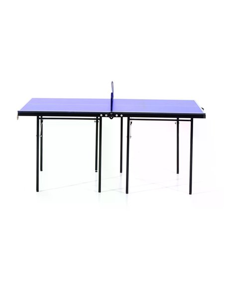 HOMCOM Folding Mini Compact Table Tennis Top Ping Pong Table Set Professional Net Games Sports Training Play Blue A90-082 - pic 95386 | FastDaddyshop