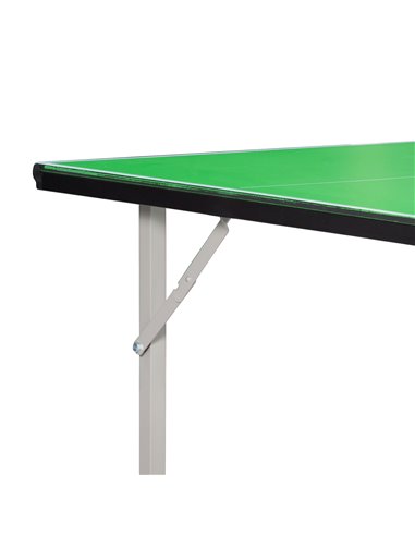 HOMCOM 182cm Mini Tennis Table Folding Ping Pong Table with Net Multi-Use Table for Indoor Outdoor Game, Green A90-130GN