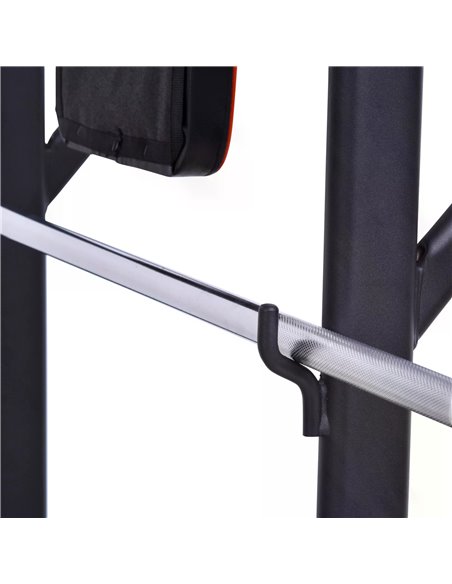 HOMCOM Steel Strength Training Power Tower Pull Up Station Black/Red A91-111 - pic 95455 | FastDaddyshop