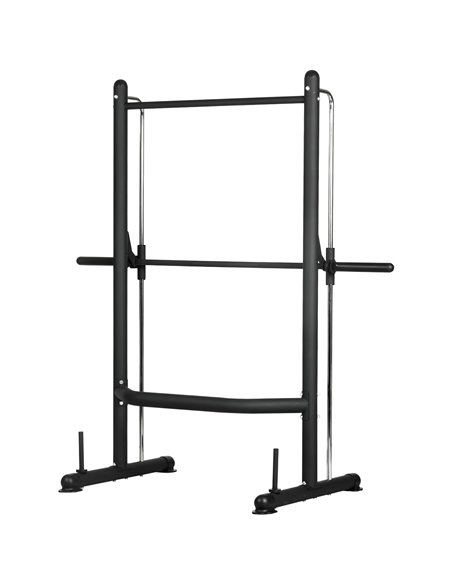 HOMCOM Squat Rack with Pull-Up Bar, Adjustable Weight Rack, Multi-Functional Weight Lifting Barbell Stand for Home Gym Strength  - pic 95519 | FastDaddyshop