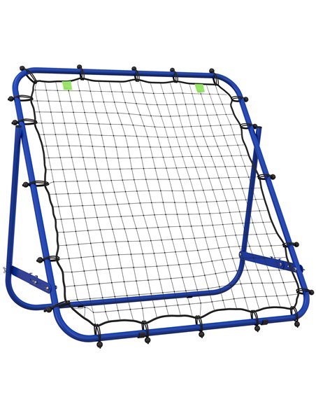 HOMCOM Adjustable Rebounder Net Kickback Target Goal for Teens Adults Training, Blue A62-011V00BU - pic 95546 | FastDaddyshop