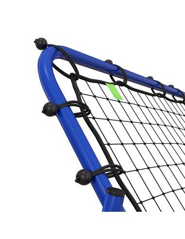 HOMCOM Adjustable Rebounder Net Kickback Target Goal for Teens Adults Training, Blue A62-011V00BU