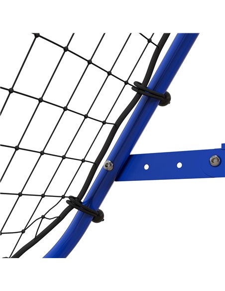 HOMCOM Adjustable Rebounder Net Kickback Target Goal for Teens Adults Training, Blue A62-011V00BU - pic 95554 | FastDaddyshop