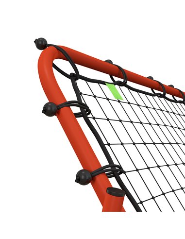 HOMCOM Adjustable Rebounder Net Kickback Target Goal for Teens Adults Training, Red A62-011V00RD