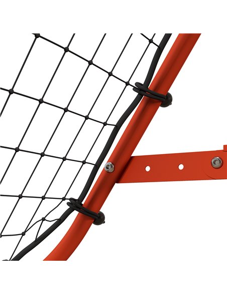 HOMCOM Adjustable Rebounder Net Kickback Target Goal for Teens Adults Training, Red A62-011V00RD - pic 95563 | FastDaddyshop