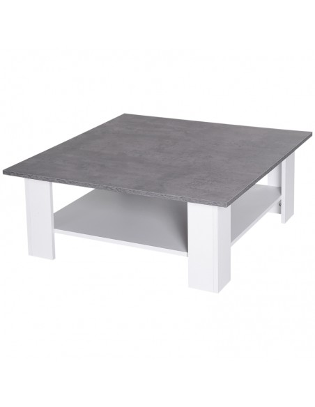 Homcom 2 Tier Vintage Style Coffee Table with Storage Shelf - pic 9564 | FastDaddyshop