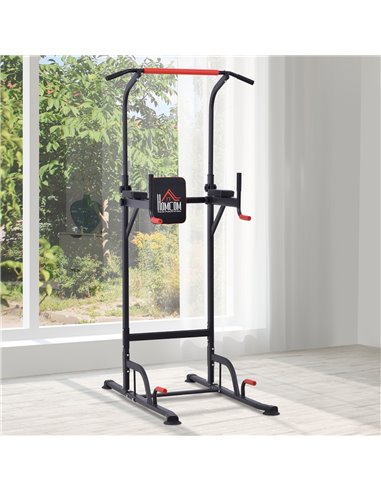 HOMCOM Pull Up Station Bar Power Tower Station for Home Office Gym Traning Workout Equipment A91-106