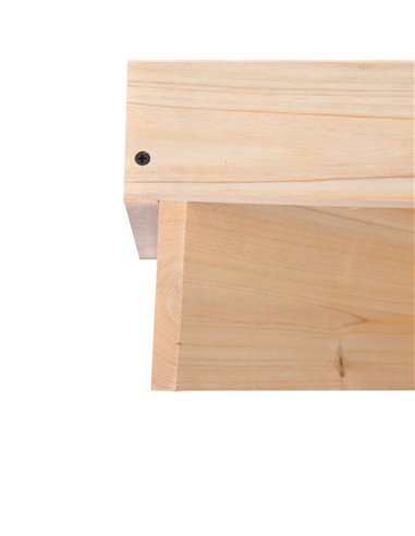 HOMCOM Wooden Wine Rack for 24 Bottle Square Tabletop Storage Holder Stand 05-0012