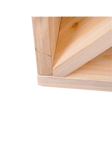 HOMCOM Wooden Wine Rack for 24 Bottle Square Tabletop Storage Holder Stand 05-0012 - pic 95776 | FastDaddyshop