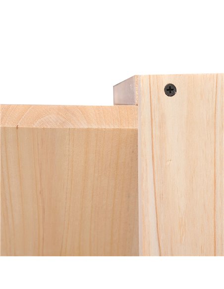 HOMCOM Wooden Wine Rack for 24 Bottle Square Tabletop Storage Holder Stand 05-0012 - pic 95779 | FastDaddyshop