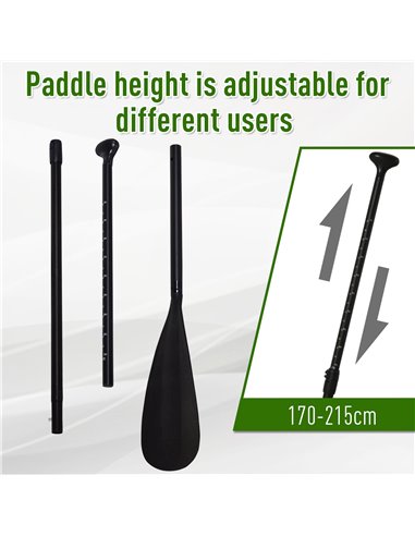 HOMCOM 10ft Blow up Paddle Board Standup Paddle Board Inflatable SUP Board Surfing Non-Slip Panel with Air Pump Beach Outdoor Ad