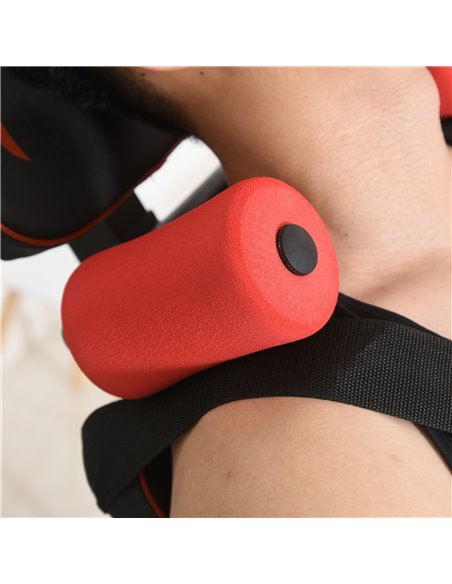 HOMCOM Steel Adjustable Pain Relief Gravity Inversion Table Red/Black A91-090 - pic 95858 | FastDaddyshop
