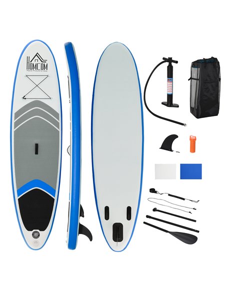 HOMCOM SUP Accessory Set with Carry Bag, Adjustable Paddle, Pump, Leash for Inflatable Paddle Board A33-014 - pic 96005 | FastDaddyshop