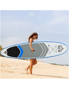 HOMCOM SUP Accessory Set with Carry Bag, Adjustable Paddle, Pump, Leash for Inflatable Paddle Board A33-014 2