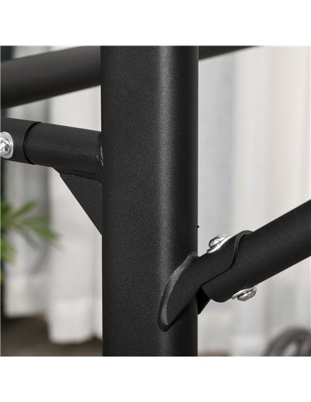 HOMCOM Pull Up Bar Multi-Function Height Adjustable Power Tower Dip Station Equipment A91-124 - pic 96022 | FastDaddyshop