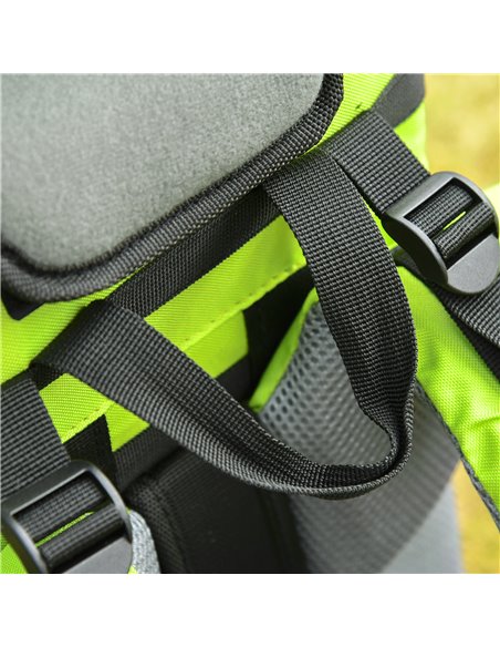 HOMCOM Baby Hiking Backpack Carrier Child Carrier with Ergonomic Hip Seat Detachable Rain Cover Adjustable Straps Stand for Todd - pic 96049 | FastDaddyshop