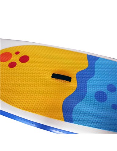 HOMCOM Inflatable Paddleboard: Adjustable Aluminium Paddle, Non-Slip Deck, Accessories & Carry Bag, Azure A33-008