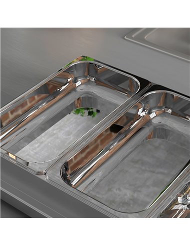 HOMCOM 4 Tray Electric Food Warmer Buffet Server with Plate Warmer Function, Cool Touch Handles, Adjustable Temperature, 300W 80