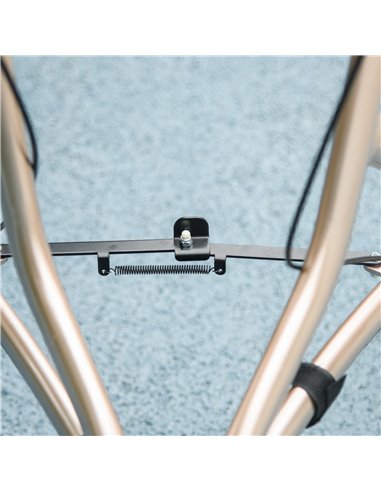 HOMCOM 3 Wheel Rollator, Lightweight Aluminium Tri Walker with Adjustable Handle, Storage Bag and Dual Brakes, Folding Mobility 