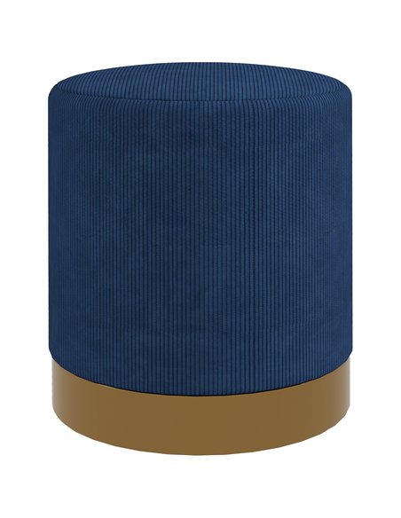 HOMCOM Soft Padded Corduroy Footstool - Dark Blue 838-459V70DB - pic 96329 | FastDaddyshop