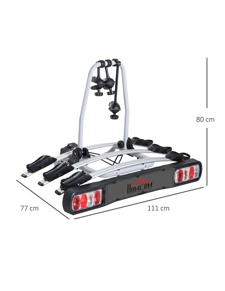 HOMCOM Bicycle Carrier Rear Rack B4-0094 - pic 96376 | FastDaddyshop