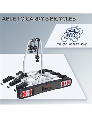 HOMCOM Bicycle Carrier Rear Rack B4-0094