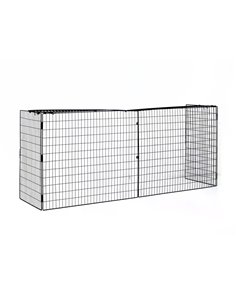 HOMCOM Extendable Safety Fireguard Extendable Fireguard Screen-Black 02-0160