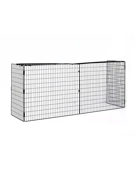 HOMCOM Extendable Safety Fireguard Extendable Fireguard Screen-Black 02-0160 - pic 96635 | FastDaddyshop