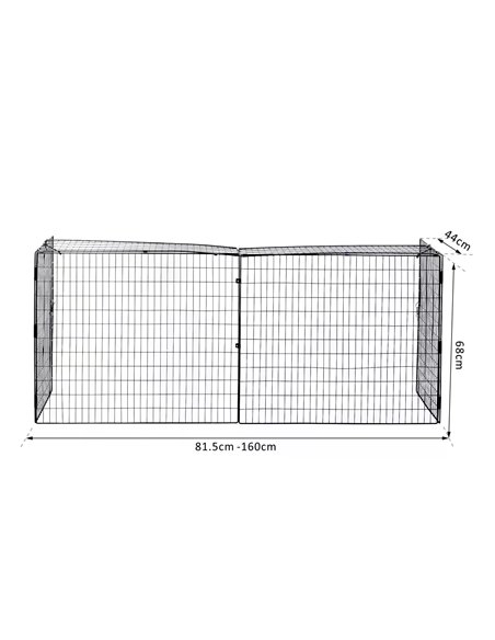 HOMCOM Extendable Safety Fireguard Extendable Fireguard Screen-Black 02-0160 - pic 96637 | FastDaddyshop
