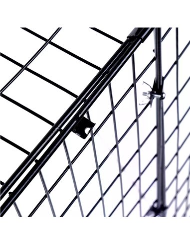 HOMCOM Extendable Safety Fireguard Extendable Fireguard Screen-Black 02-0160