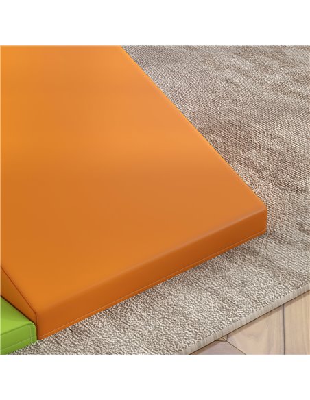 HOMCOM 4-piece Soft Play Set, Climb and Crawl Foam, Toddler Stairs and Ramp, Multicolour 3D0-011V01MX - pic 96885 | FastDaddyshop