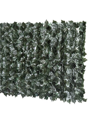 Outsunny Artificial Leaf Screen Panel, 2.4x1 m-Dark Green 844-199