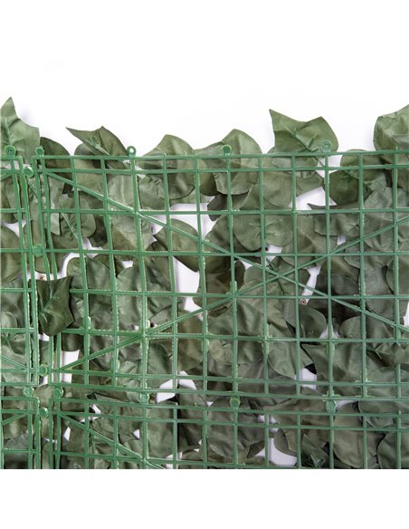 Outsunny Artificial Leaf Screen Panel, 2.4x1 m-Dark Green 844-199 - pic 97093 | FastDaddyshop