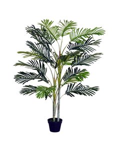 Outsunny 150cm(5ft) Artificial Palm Tree Decorative Indoor Faux Green Plant w/Leaves Home Décor Tropical Potted Home Office 844-