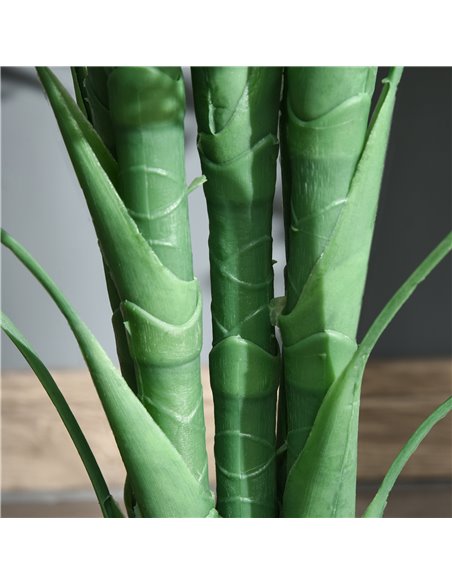 Outsunny Artificial Palm Tree, 125cm/4FT, Decorative Fake Plant with 18 Leaves, Nursery Pot, Plastic for Indoor Outdoor, Green 8 - pic 97174 | FastDaddyshop