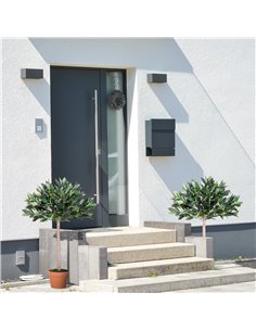 Outsunny 3ft Artificial Olive Tree Indoor Plant Greenery for Home Office Potted in An Orange Pot Set of 2 844-P035 2