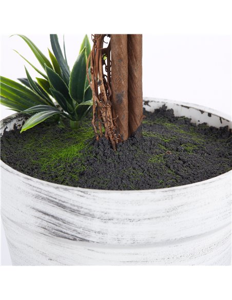 HOMCOM Artificial Lavender Topiary Balls Set of 2: Decorative Faux Plants in Pots for Indoor Outdoor Ambience, 60cm. 830-704V00G - pic 97480 | FastDaddyshop