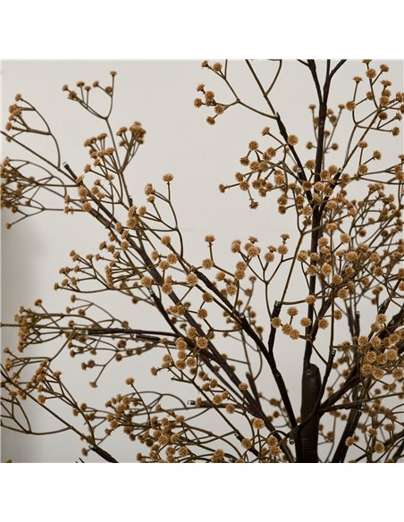 HOMCOM 4ft Artificial Gypsophila Blossom Tree Light with 72 Warm White LED Light, Baby Breath Flowers for Home Party Wedding, In - pic 97498 | FastDaddyshop