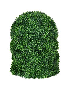 HOMCOM Set of 2 Artificial Topiary Balls, 40cm Faux Boxwood Balls, Hanging Decoration for Home, Indoor, Outdoor, Green 830-790V0