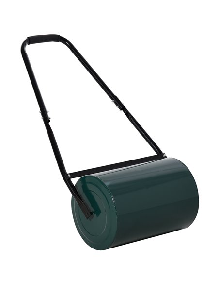 Outsunny Heavy Duty Garden Lawn Roller, Water or Sand Filled Steel Drum, Green 845-021 - pic 97706 | FastDaddyshop