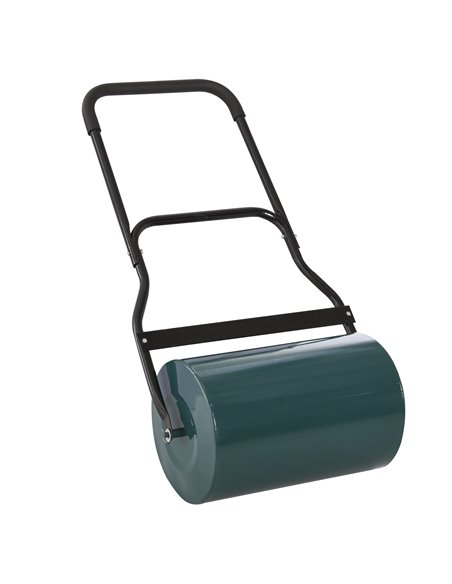 Outsunny 40L Lawn Roller Drum Scraper Bar Collapsible Handle Water or Sand Filled Φ32cm Green 845-060 - pic 97724 | FastDaddyshop