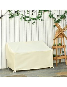 Outsunny Outdoor Furniture Cover 2 Seater Loveseat Protection Tough PVC Lining Wind Rain Dust UV Waterproof, 140x84x94cm 84B-055 2