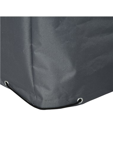 Outsunny Garden Furniture Cover, Oxford Patio Dining Set Protector, Waterproof, Anti-UV, 275L x 205W x 90H cm, Grey 84B-579CG