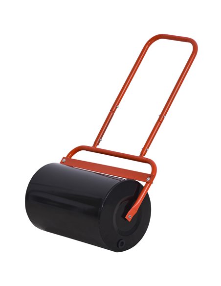 Outsunny Combination Push/Tow Lawn Roller Filled with 38L Sand (62kg) or Water, Perfect for the Garden, Backyard Φ32 x 50cm Roll - pic 98012 | FastDaddyshop