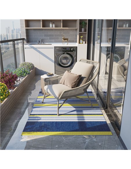 Outsunny Reversible Waterproof Outdoor Rug, Plastic Straw Mat for Deck, Beach, Camping, 121 x 182 cm 844-640V00MX - pic 98137 | FastDaddyshop